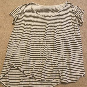 American Eagle Striped Favorite T-Shirt